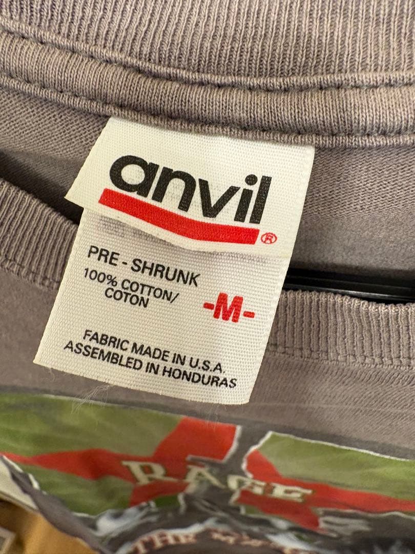トップス rage against the machine - anvil Size M