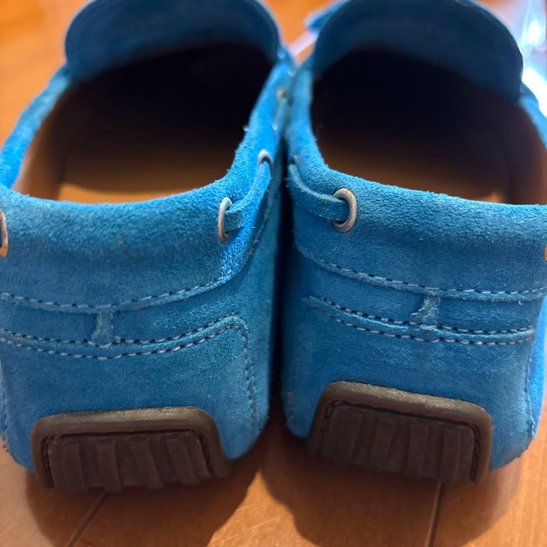 Ralph Lauren スエード モカシン 青　イタリア製