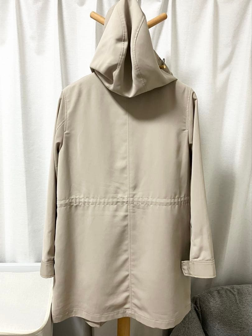美品 秋春 フード・キルトインナー付コート（newyorker）