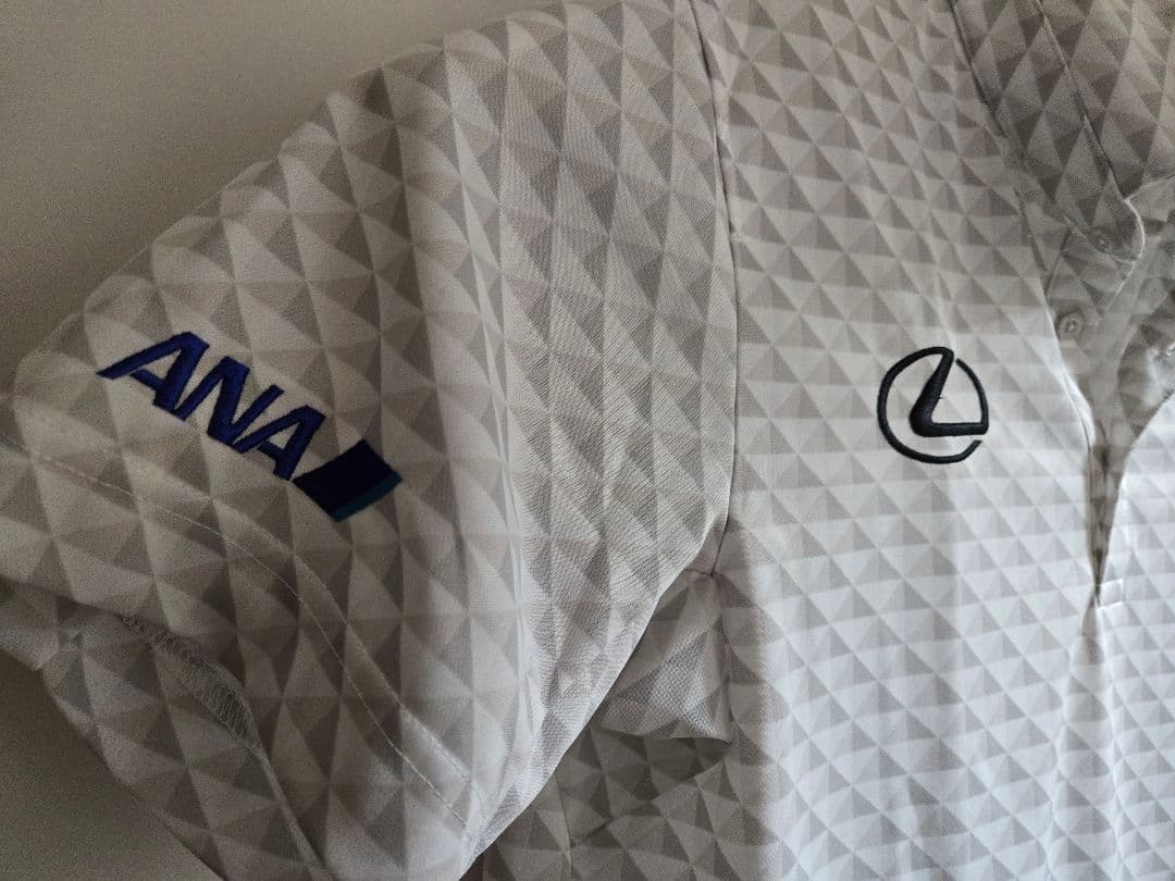 Srixonメンズゴルフシャツ　ANA、LEXUSロゴ入り!!　LLサイズ