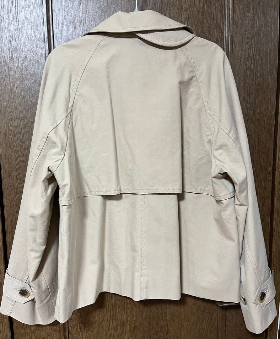 Spick&spanソフトツイルショートトレンチコート