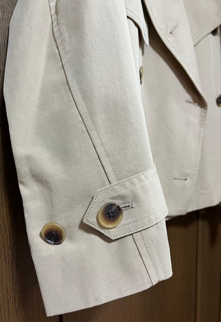 Spick&spanソフトツイルショートトレンチコート