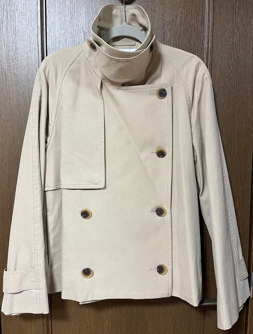 Spick&spanソフトツイルショートトレンチコート
