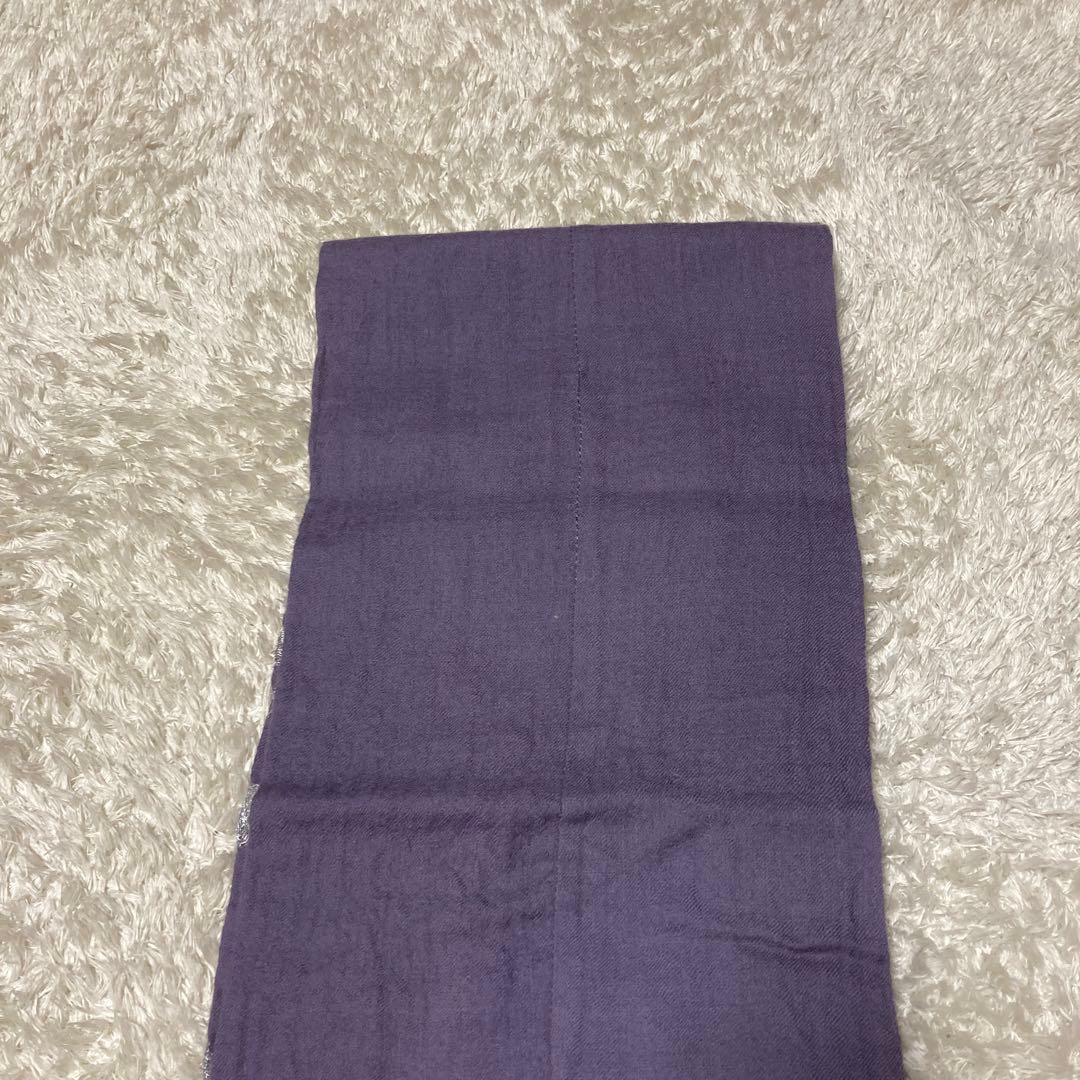 DRIES VAN NOTEN ストール　シルバー刺繍