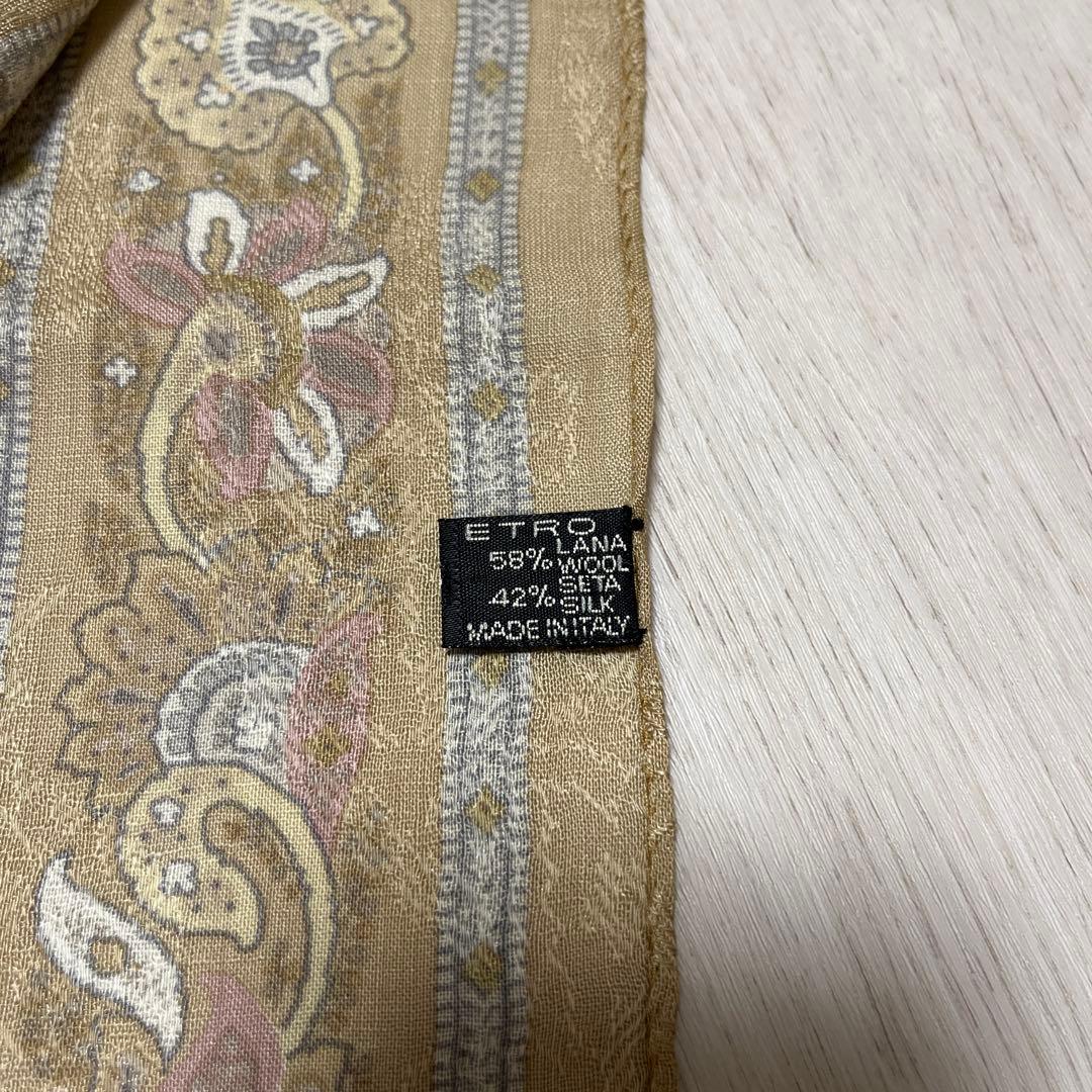 新品未使用・ETRO ペイズリー柄 ストール