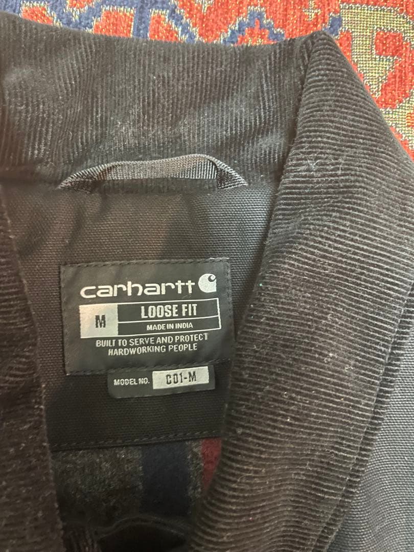 Carhartt 2022春カーハート ダックチョアジャケット M 黒 ブラック
