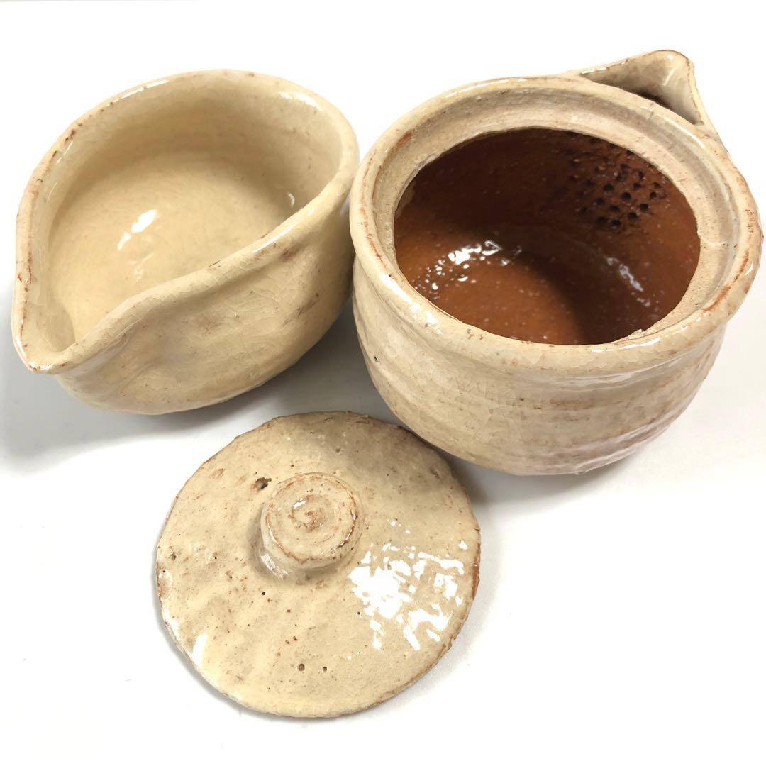 未使用＊　萩焼　七代 兼田三左衛門　茶器セット