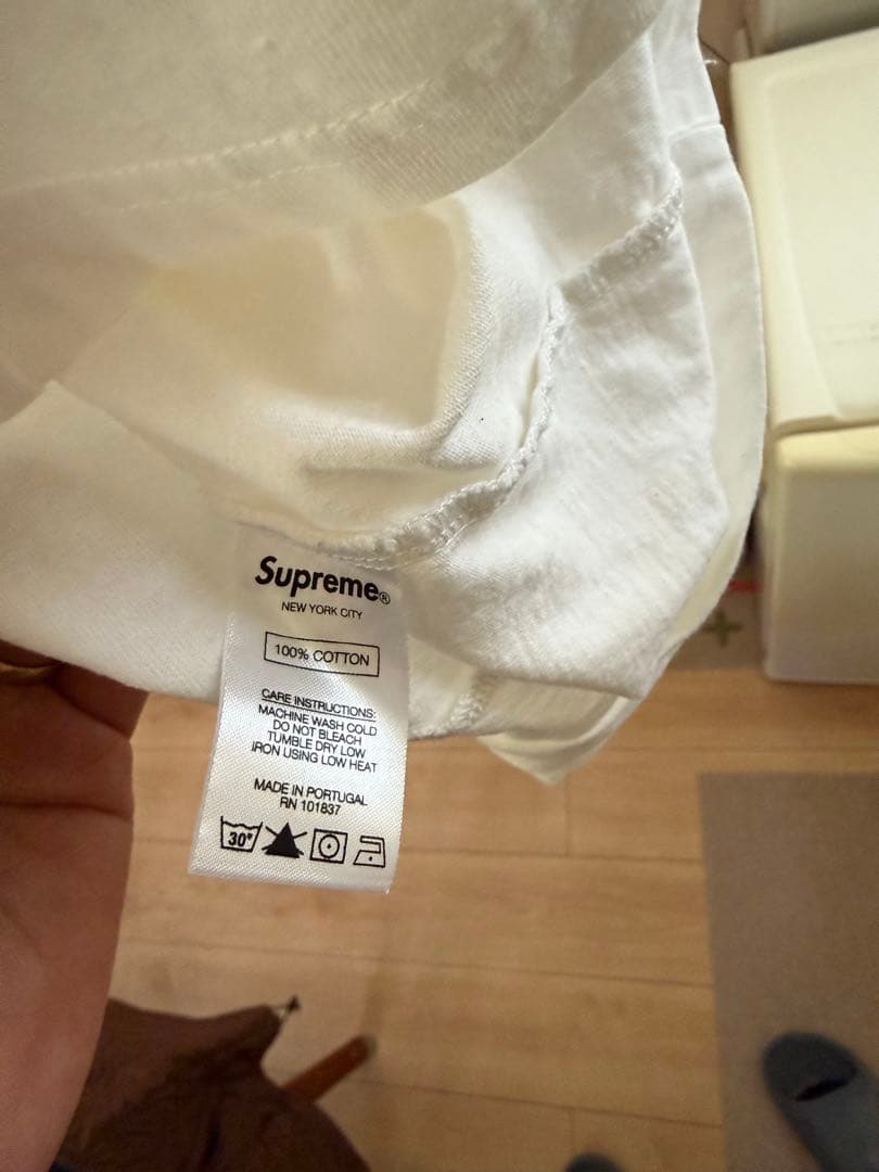 Supreme Comme des Garçons Tシャツ 2箇所 染みあり