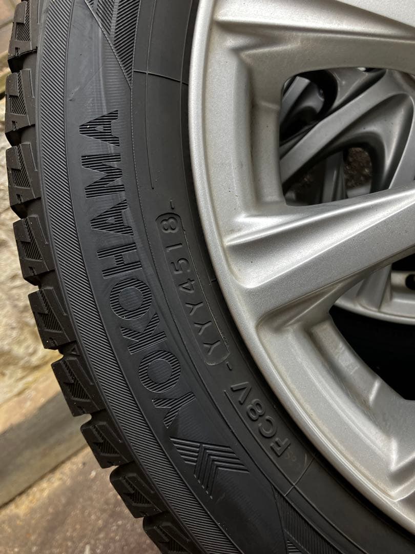 155/65R14 ヨコハマIG50スタッドレスタイヤアルミホイール 4本セット