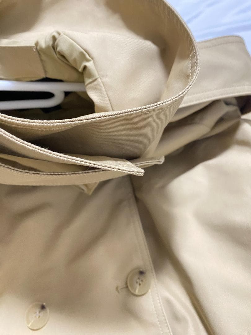新品 ZARA ショート丈ハイネックトレンチコートZW COLLECTION S