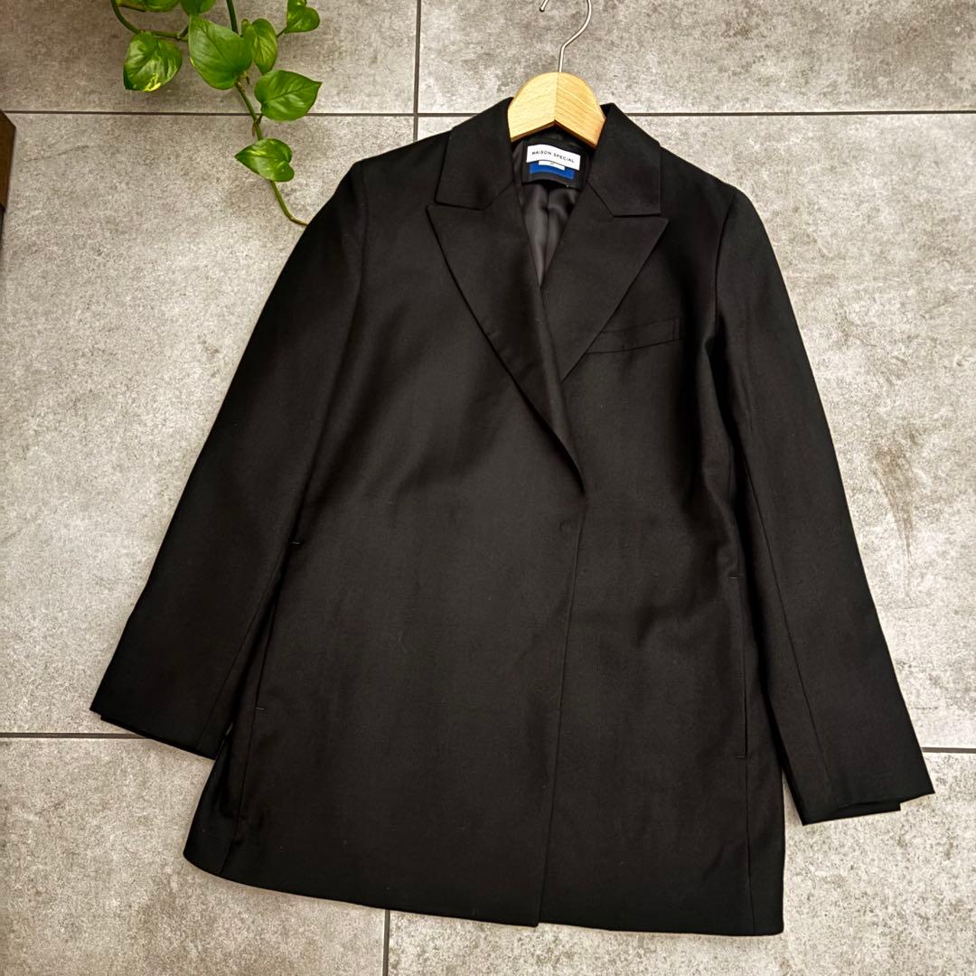 新品未使用品　MAISON SPECIAL ダブルブレスト ジャケット　XS