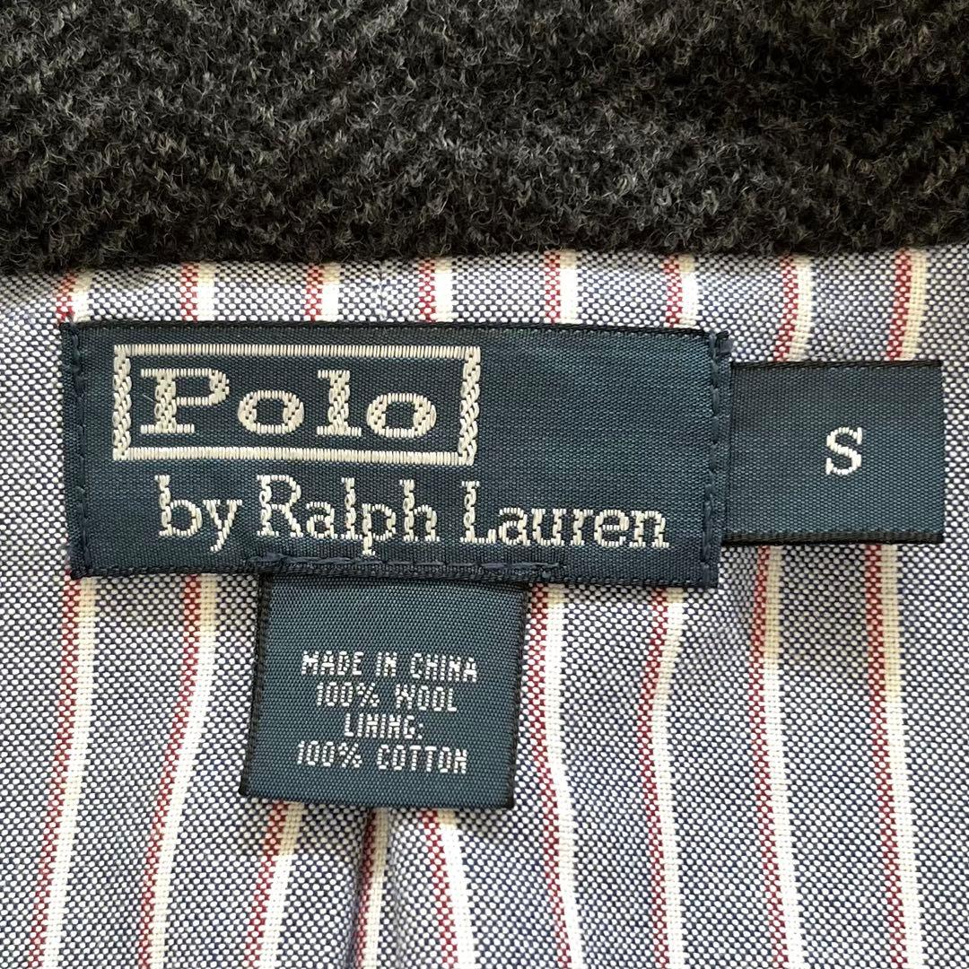 【希少】Ralph Lauren/ヘリンボーン/上質圧縮ウールニット(S)