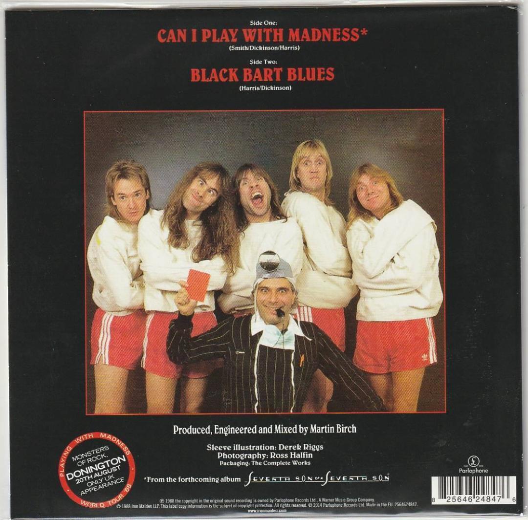 新品　アイアン・メイデン　Can I Play With Madness　7”