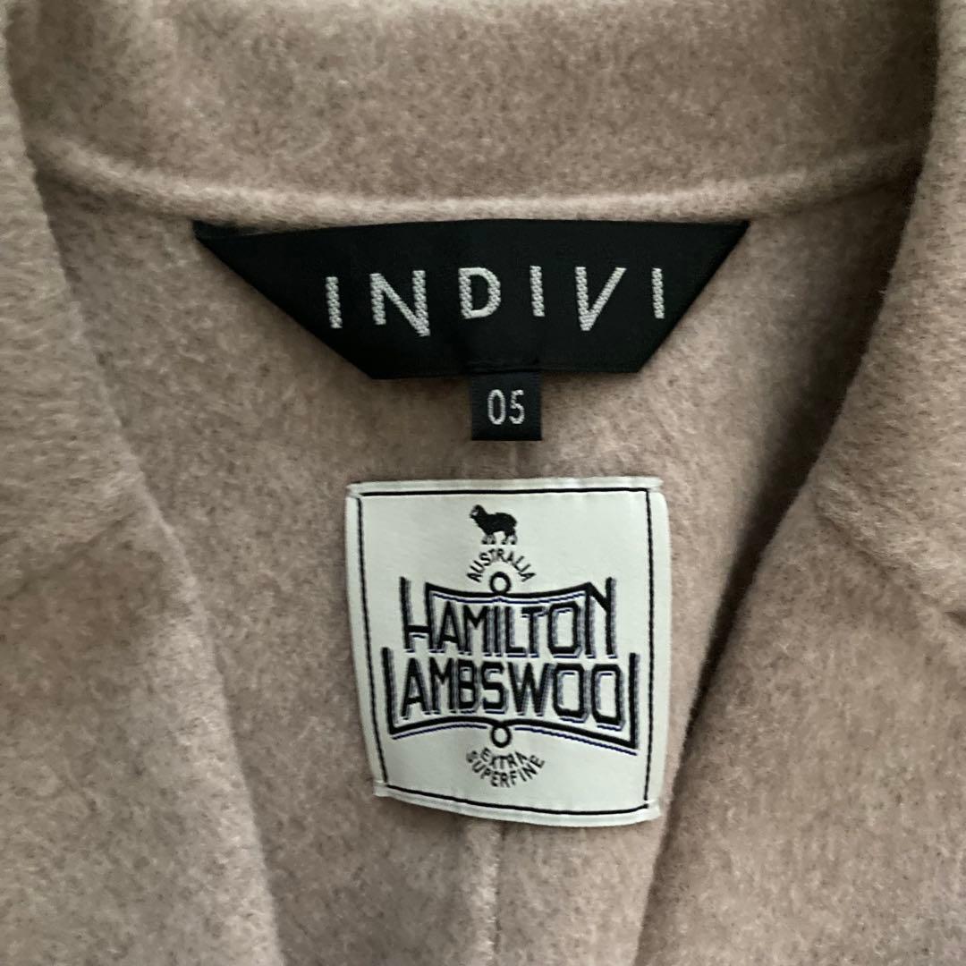 雑誌掲載｜INDIVI 05 定価4.1万 ハミルトンウールリバーテーラーコート
