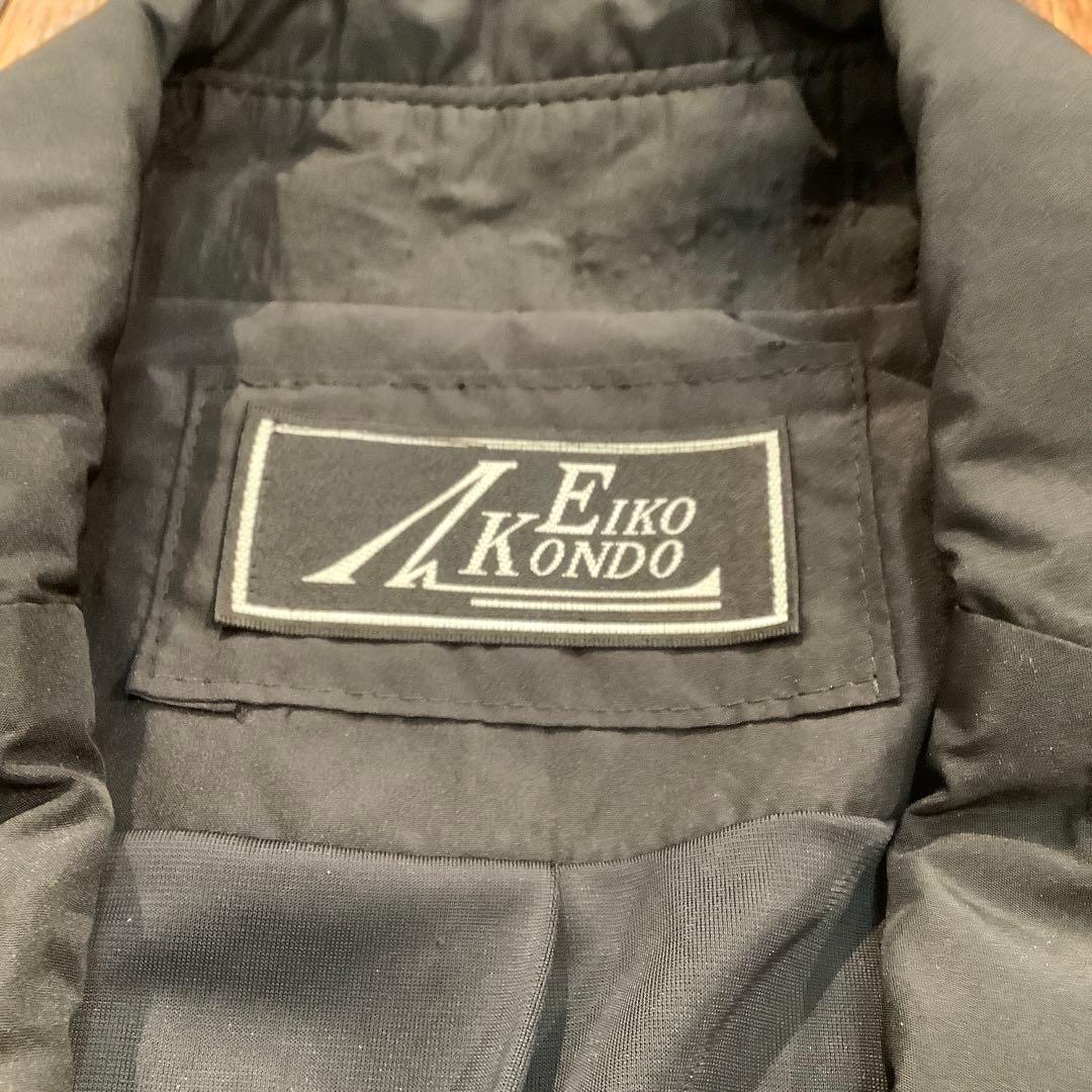 エターナリー　EIKO KONDO ドット格子柄ショートジャケット　サイズ42