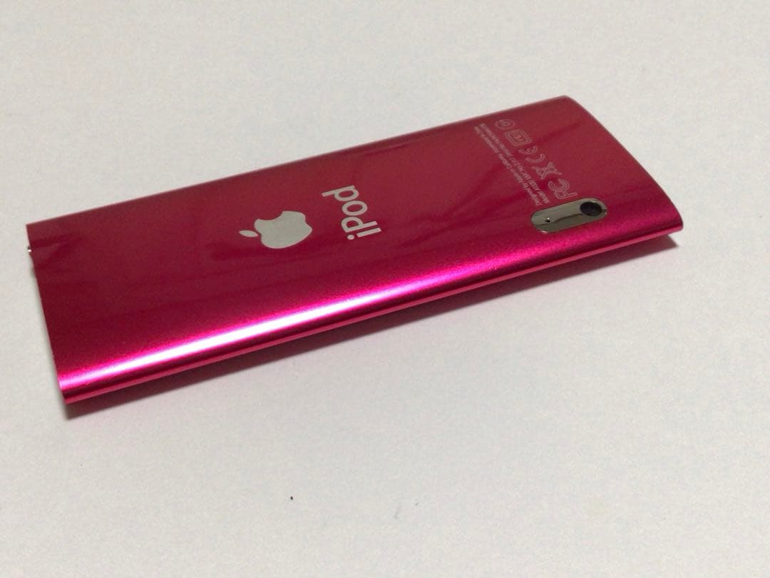 iPod nano 5世代16GBピンクno.241バッテリー交換済作動品