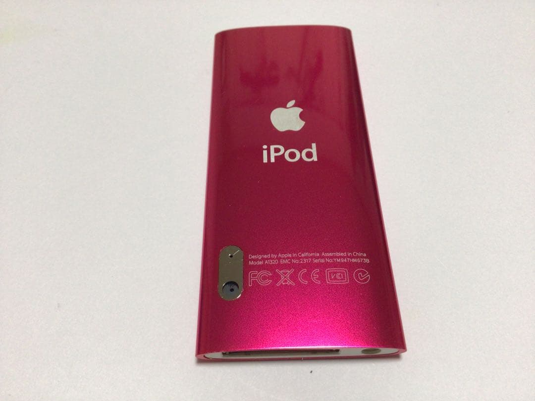 iPod nano 5世代16GBピンクno.241バッテリー交換済作動品