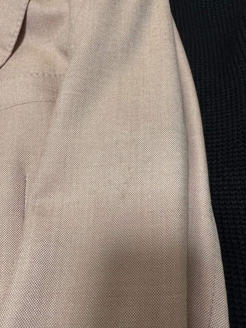 ZEGNA 薄いピンク シルクウール テーラードジャケット