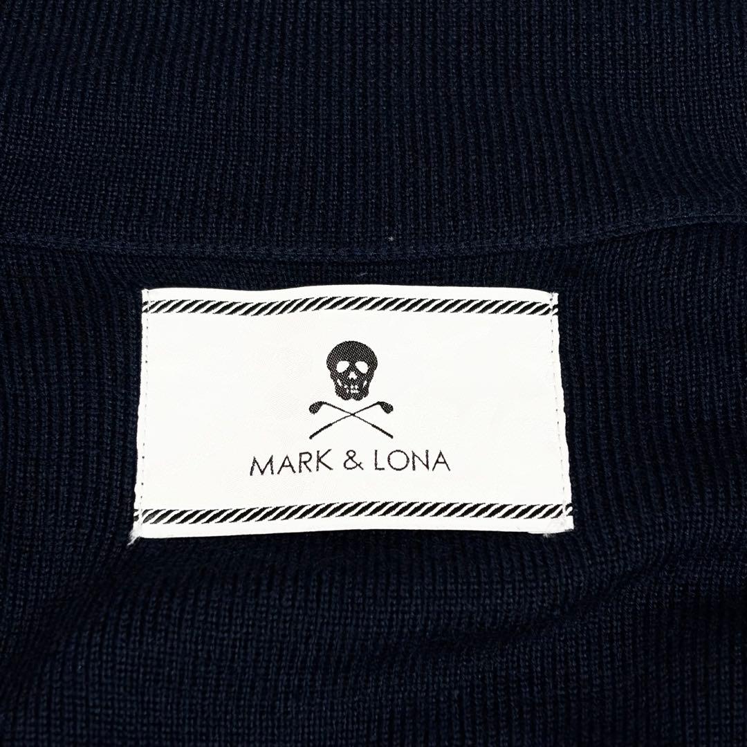 【美品】MARK&LONA ハイブリッドニット ジップアップジャケットL