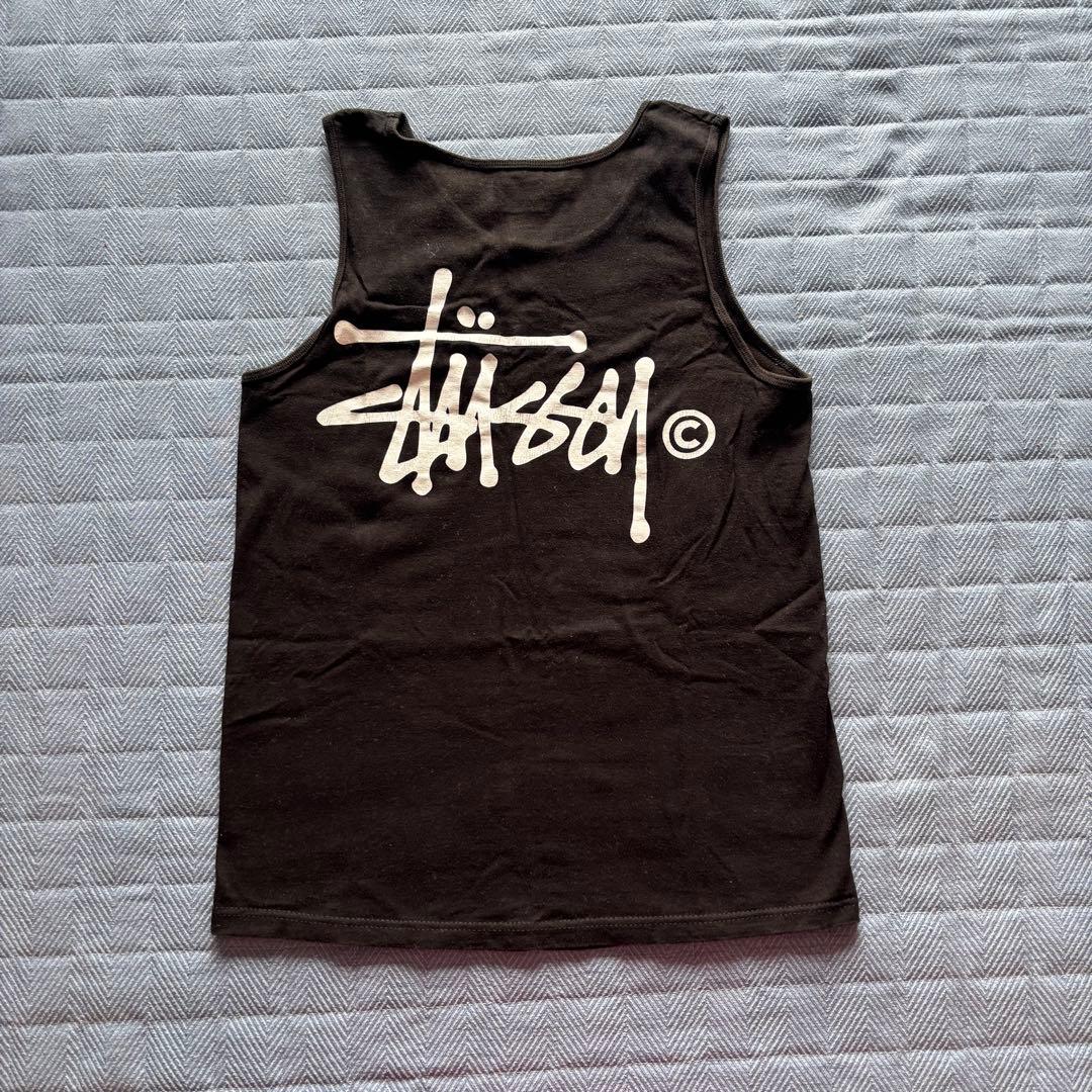 Stussy ブラック タンクトップ