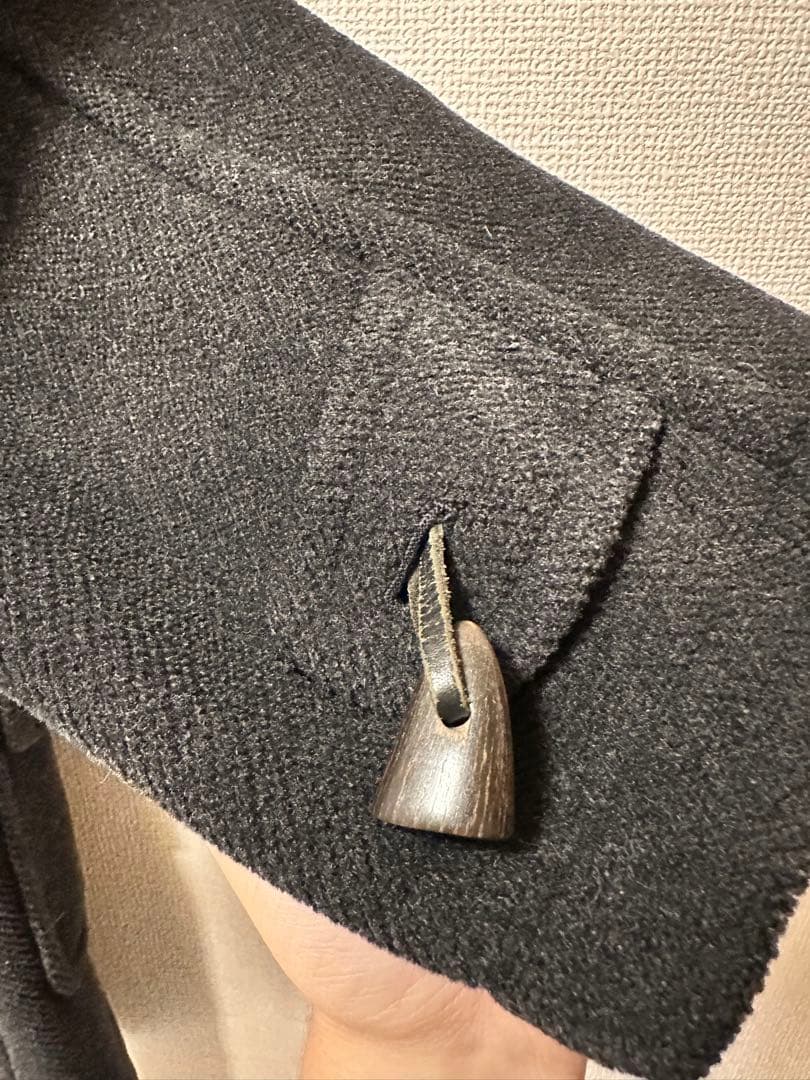 グレンフェル　チャコールグレー ダッフルコート