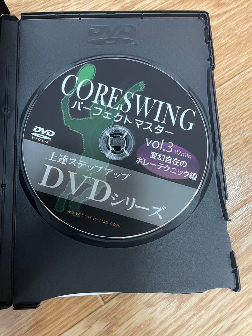 テニスDVD コアスイングパーフェクトマスター8巻セット　河合幸治