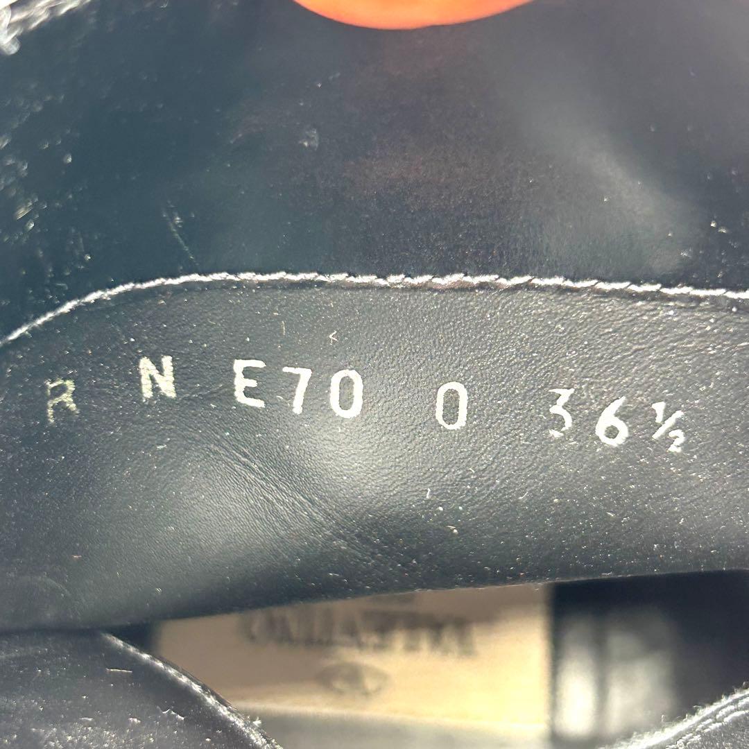 VALENTINO ブーツ ロックスタッズ レディース 23.5cm