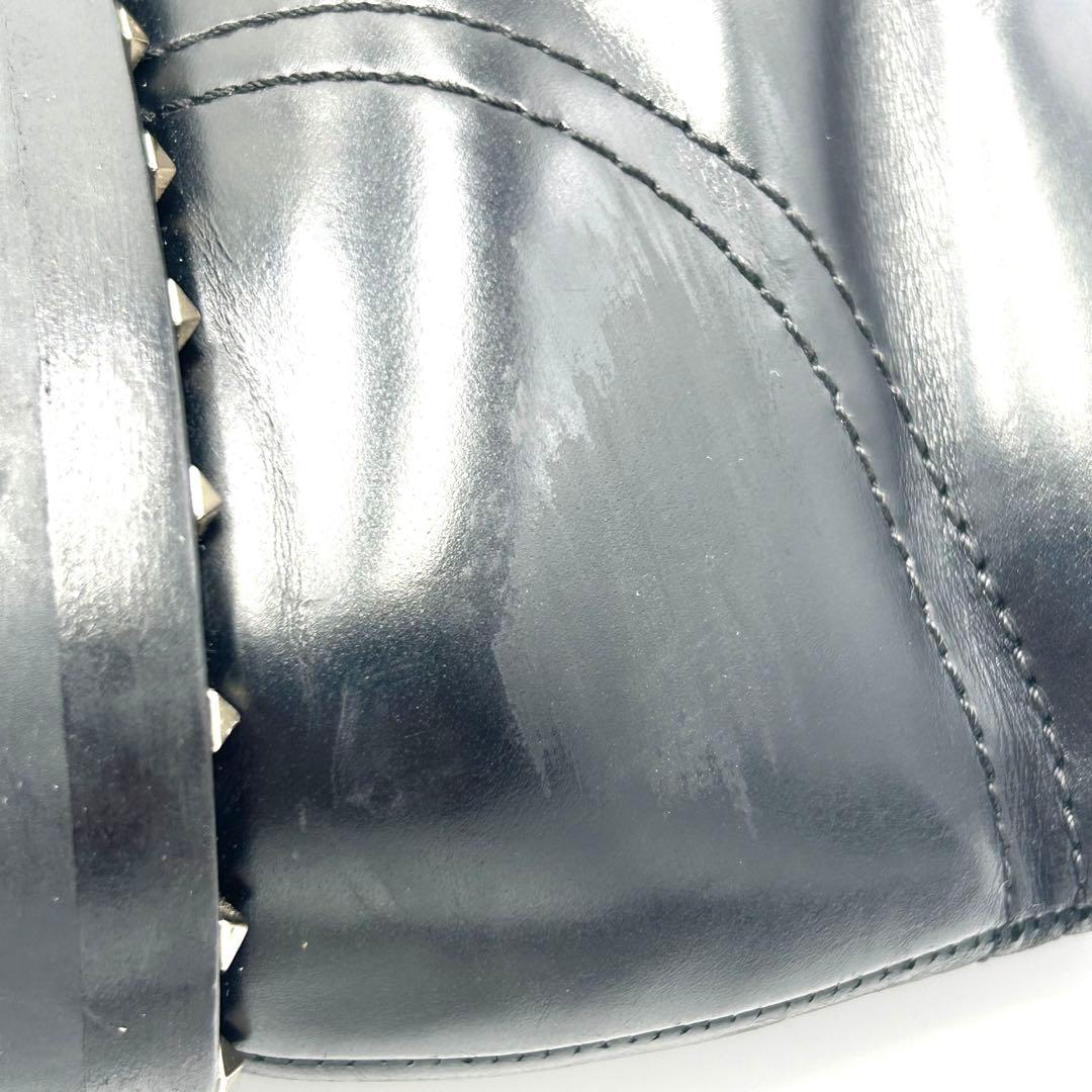 VALENTINO ブーツ ロックスタッズ レディース 23.5cm
