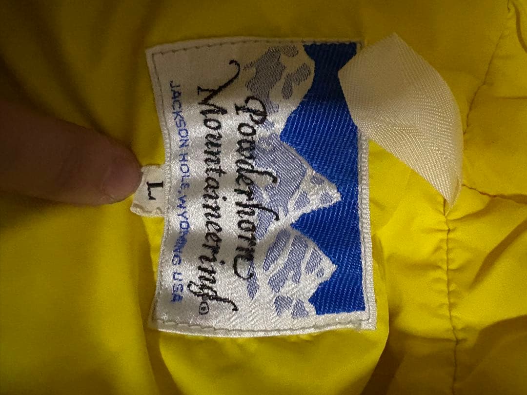 Powderhorn Mountaineering ダウンベスト L