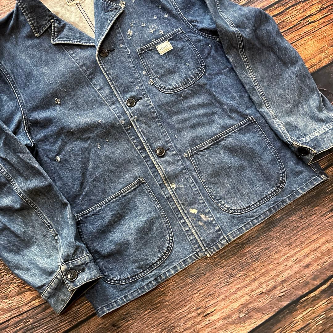 ジャケット・アウター BULL ORIGINAL / damage denim coverall