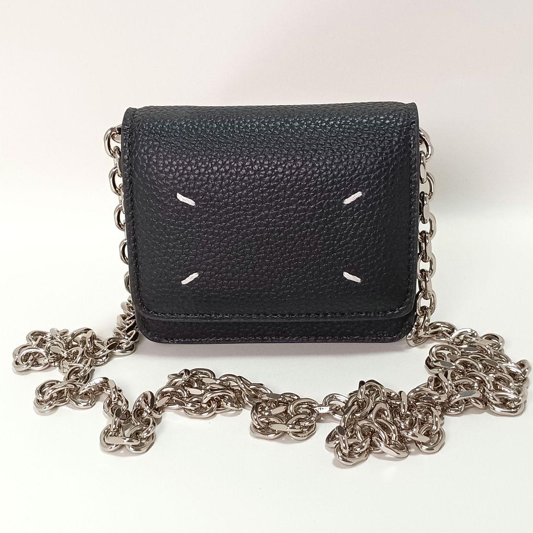 ☆美品☆Maison Margiela チェーンウォレット ミニ財布 ブラック