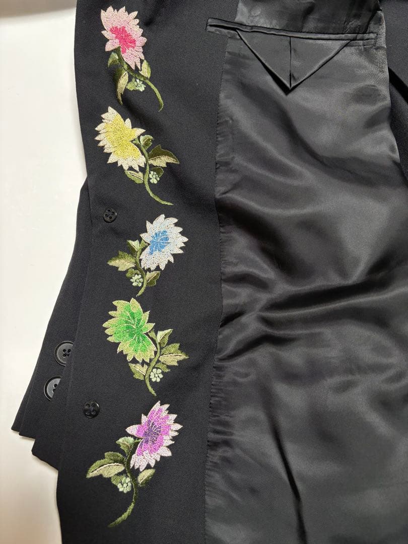 美品 希少 Y's for men 花柄刺繍ジャケット