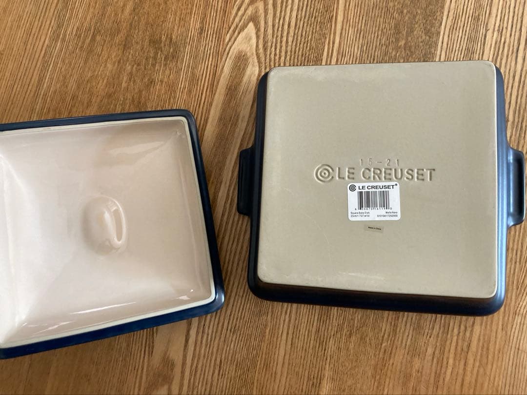 未使用　ル・クルーゼ　Square Bake Dish 送料込