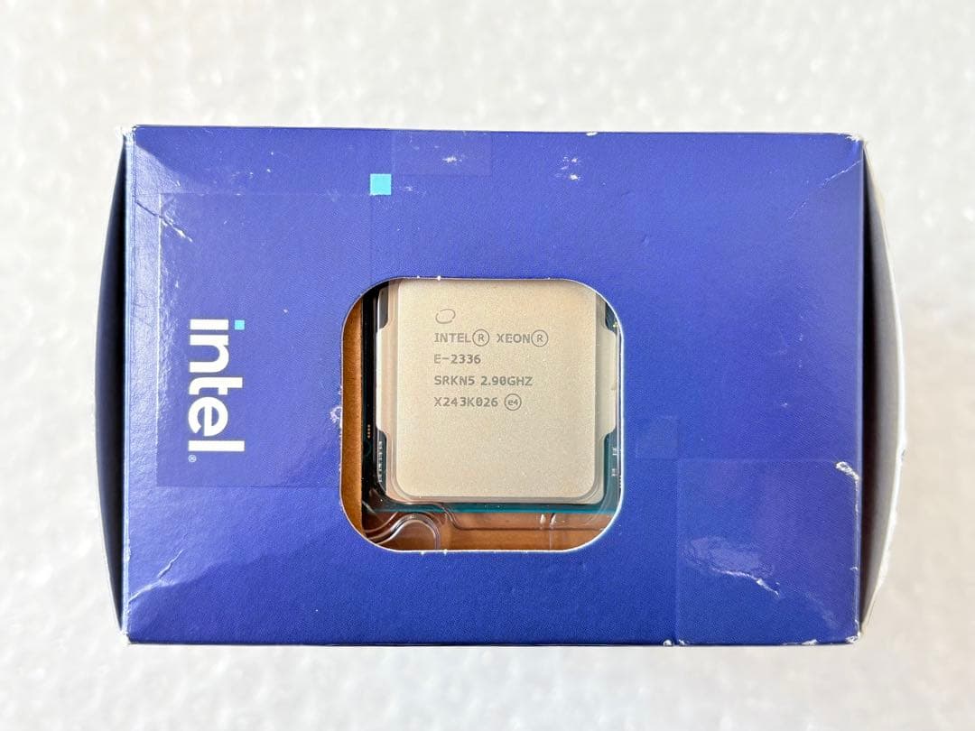 高性能CPU★AVX512対応★Intel Xeon E-2336