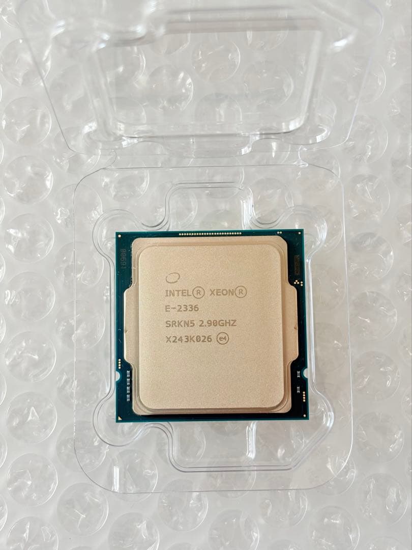 高性能CPU★AVX512対応★Intel Xeon E-2336