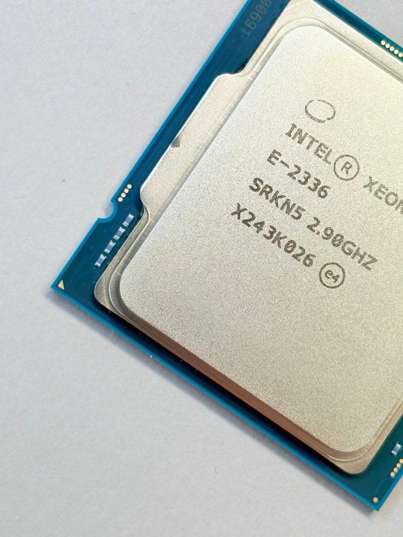 高性能CPU★AVX512対応★Intel Xeon E-2336