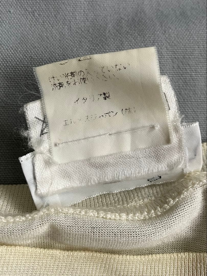 エルメス 象柄の刺繍 ヴィンテージTシャツ