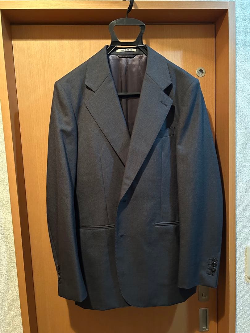 Auralee セットアップ bluefaced ジャケット・スラックス