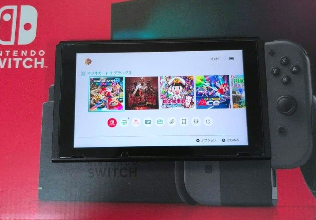 最終価格【バッテリー強化版】Nintendo Switch 本体 グレー 箱付き