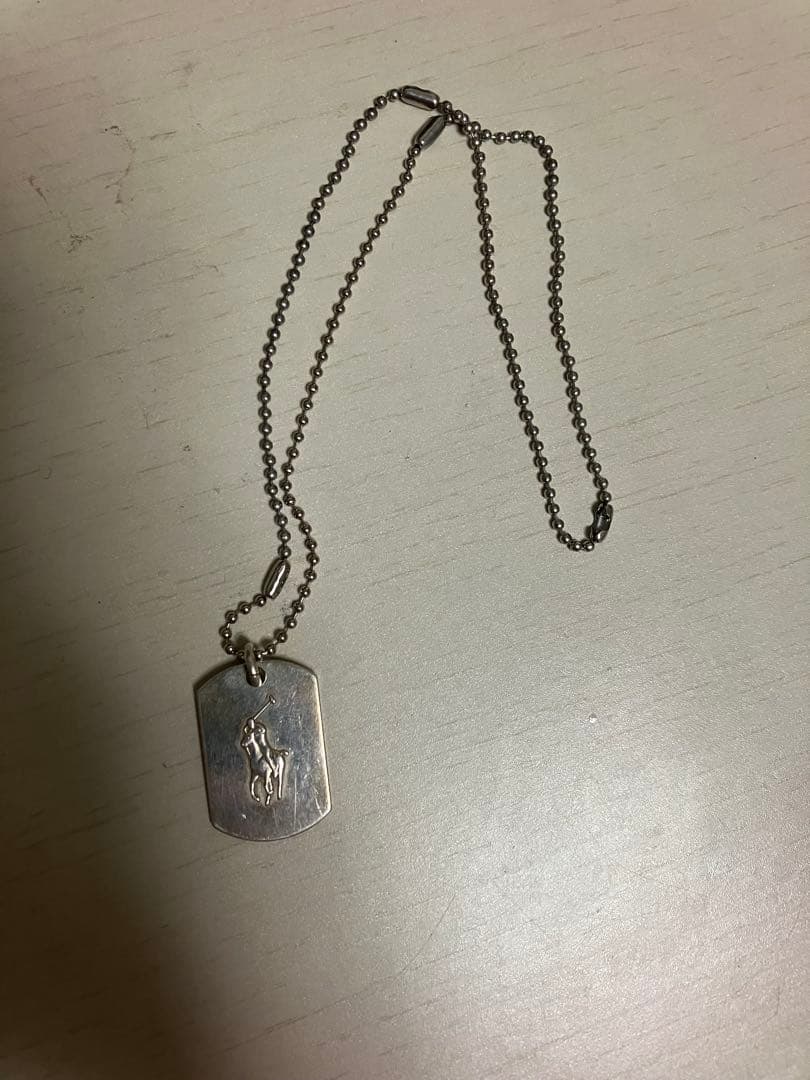 Ralph Lauren 925シルバー ドッグタグネックレス