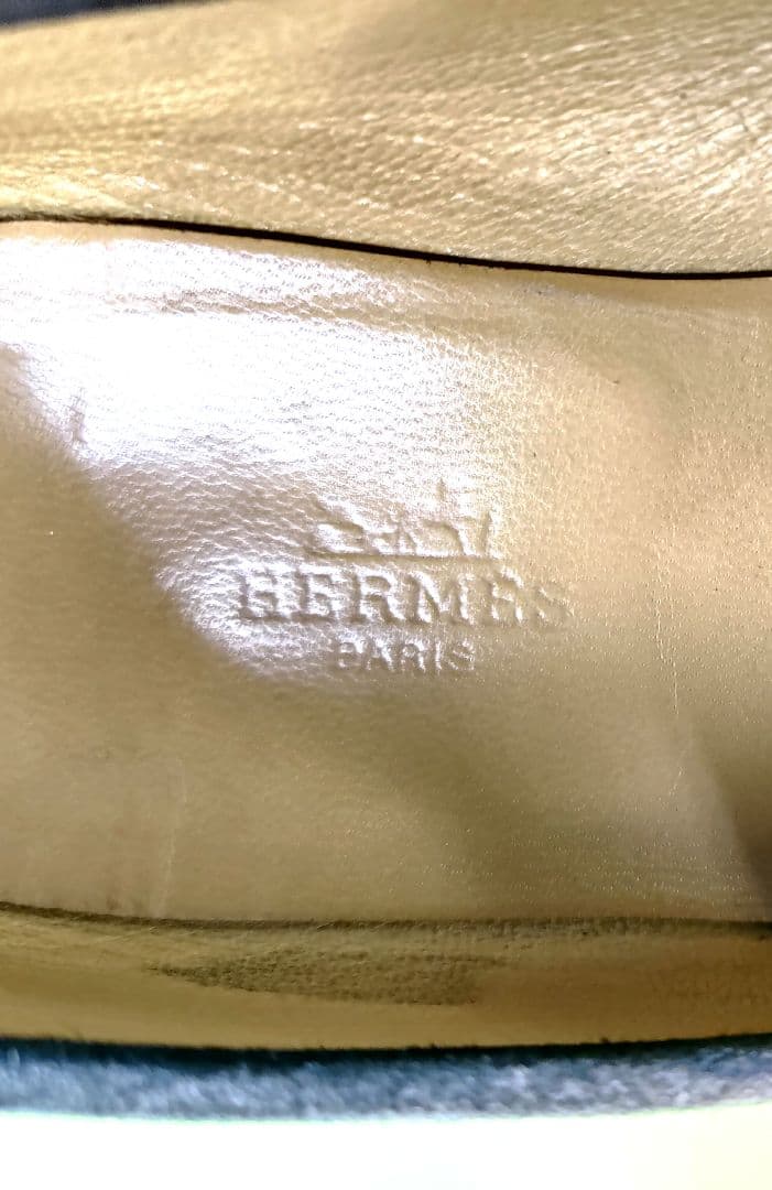 エルメスHERMES メンズ 靴40　 ローファー 　バイカラー