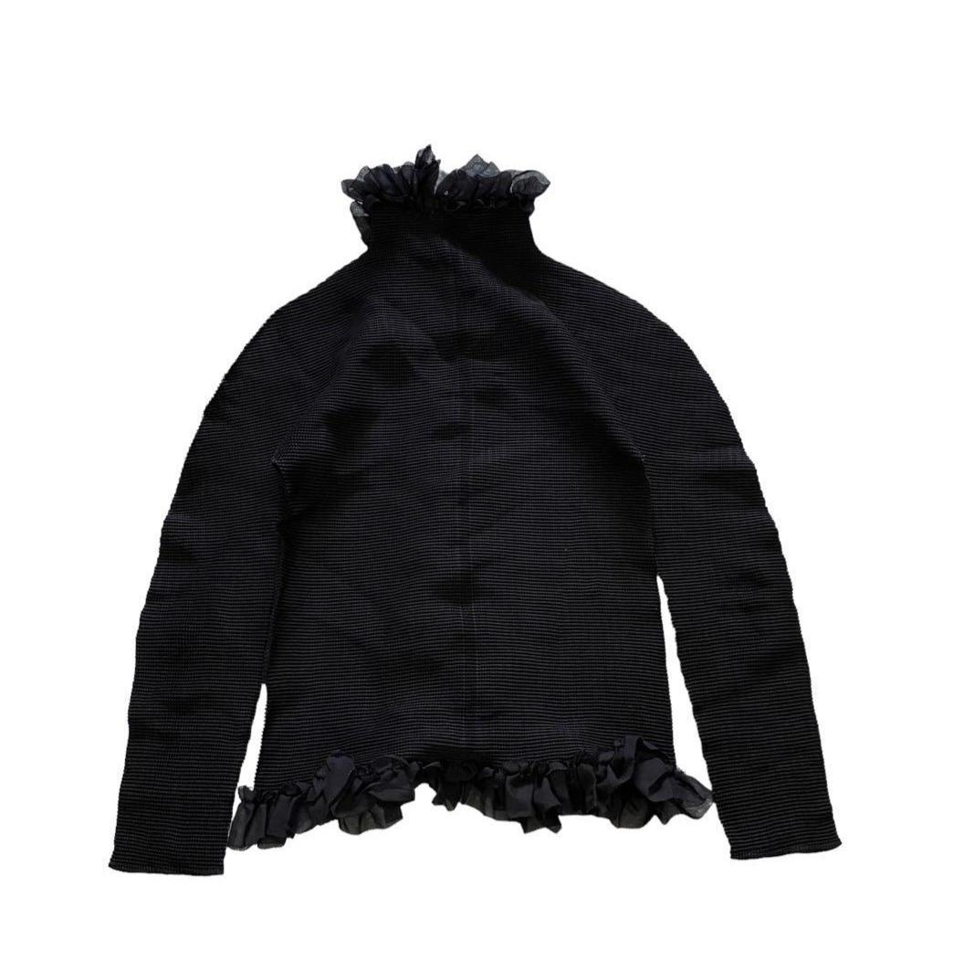 ISSEY MIYAKE ME　 ブラック　カーディガン長袖