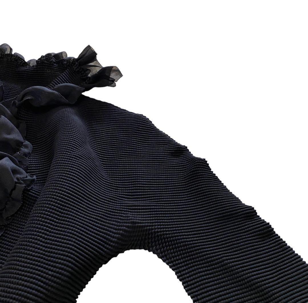 ISSEY MIYAKE ME　 ブラック　カーディガン長袖