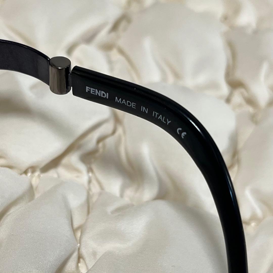 【FENDI】 ヴィンテージサングラス ブラック　イタリア製