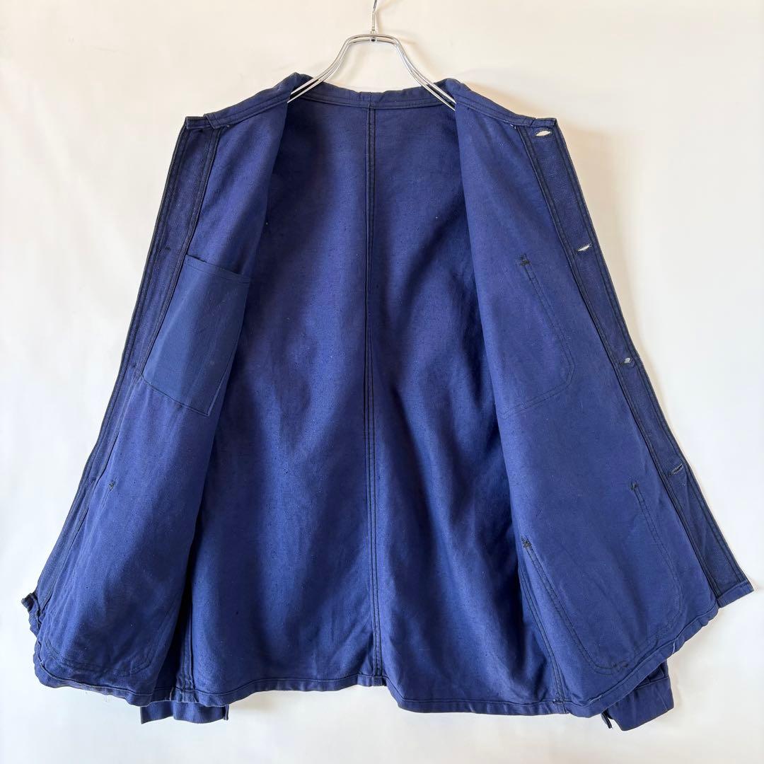 60〜70s ヴィンテージ フレンチ 4つボタン カバーオール ユーロ ワーク