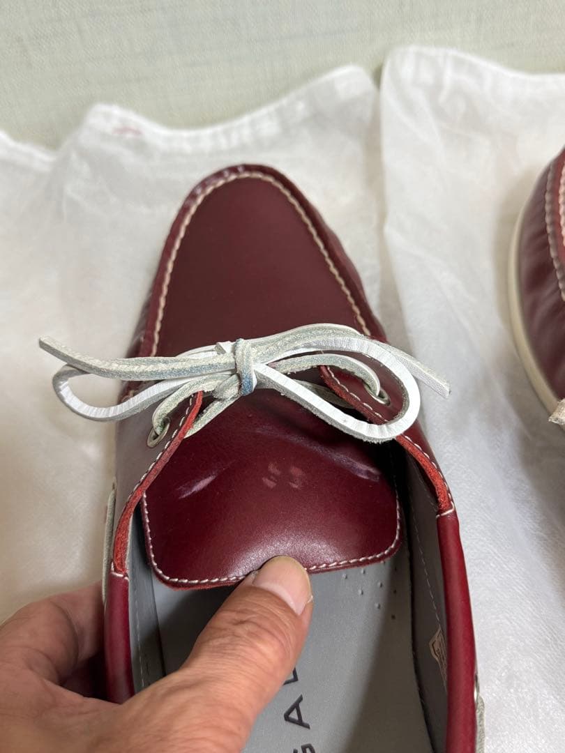 REGAL　leather　デッキシューズ　26.5 cm　ワイン