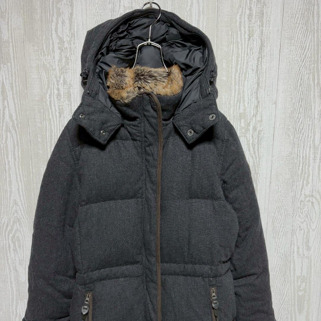 【美品】ノースフェイス　ロングダウンジャケット　ホワイトレーベル　レディースL
