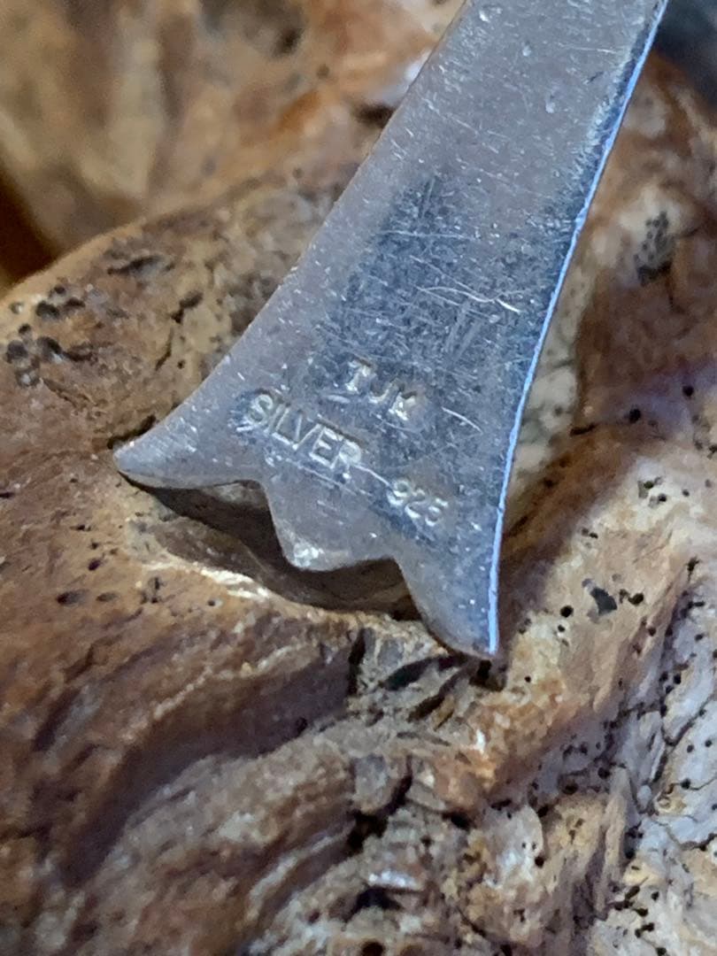 TJK ヴィンテージ ターコイズ クロス ペンダント SILVER925