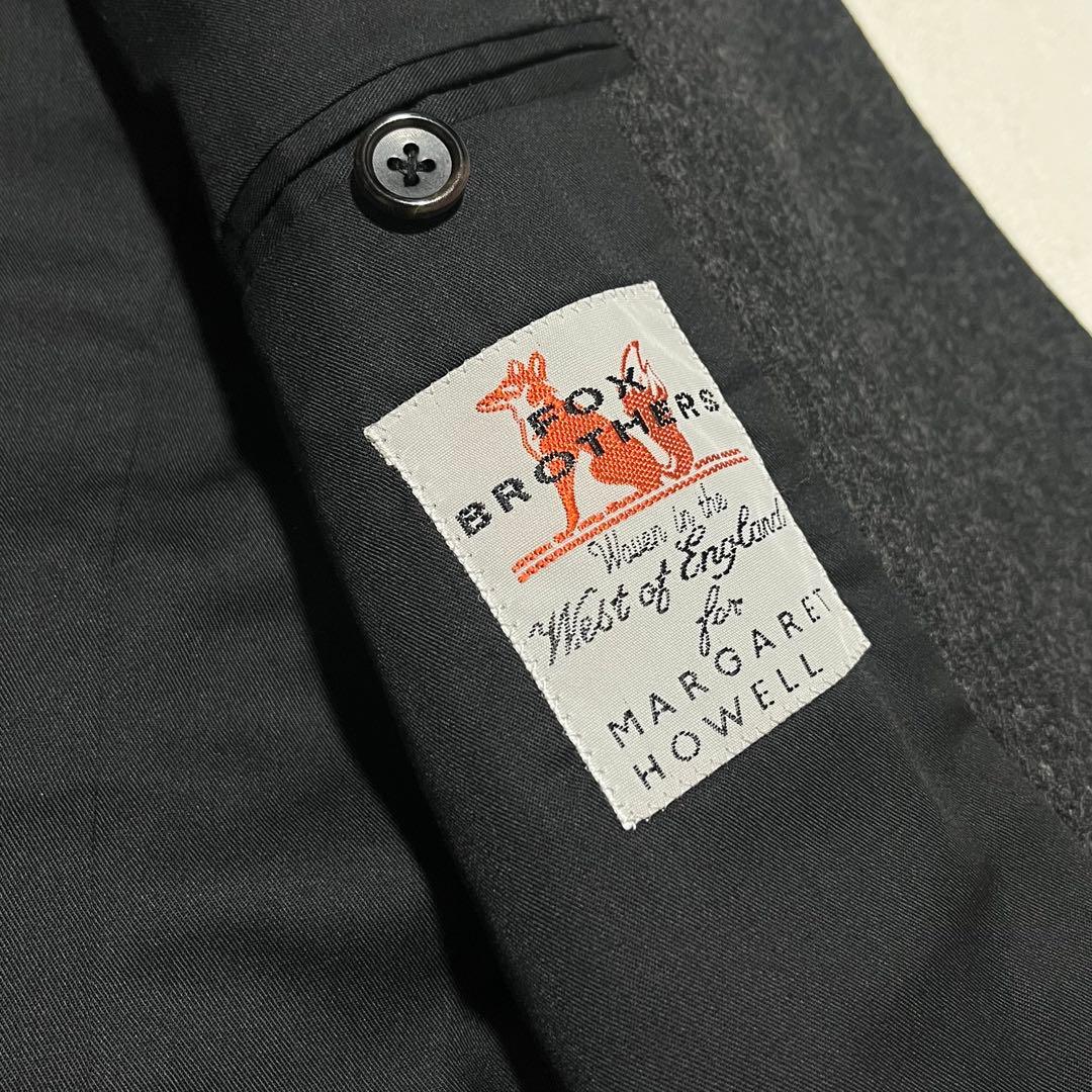 『美品』 マーガレットハウエル　FOX BROTHERS テーラードジャケット