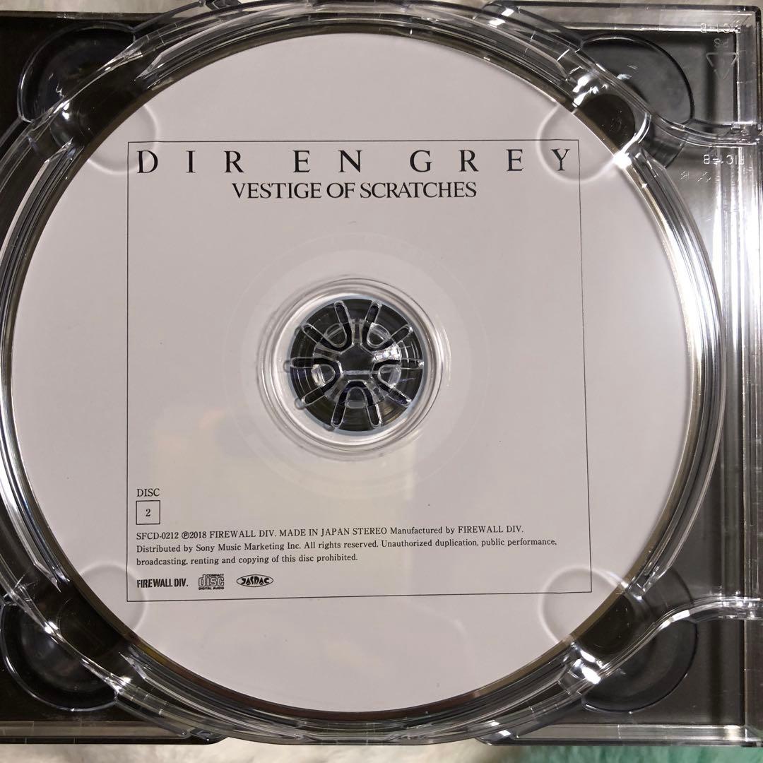 DIR EN GREY VESTIGE OF SCRATCHES 初回生産限定盤